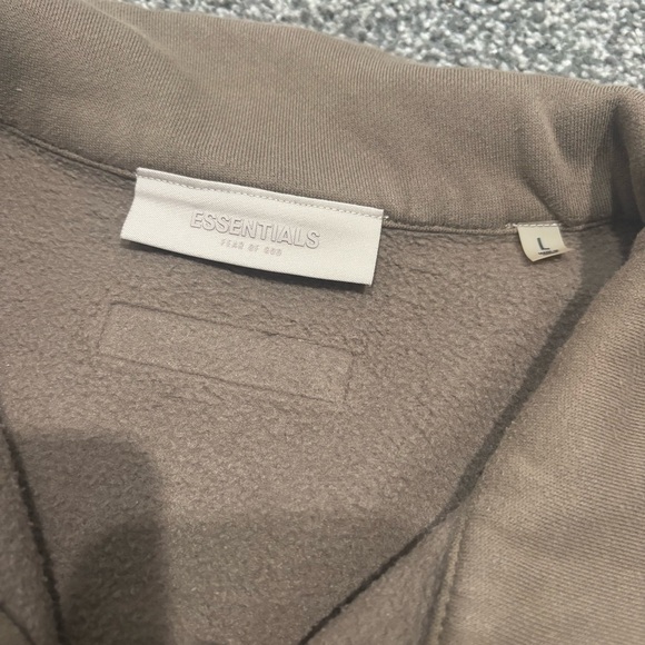 Essentials brown zip up - Picture 2 of 3